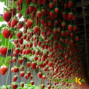 Клубника ампельная Анастасия купить по цене от 370р. в интернет-магазине «Посадика» с доставкой почтой в в Катав-Ивановске и по всей России – [изображение №1].