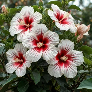 Гибискус Рэд Элеганс купить по цене от 380р. в интернет-магазине «Посадика» с доставкой почтой в в Катав-Ивановске и по всей России – [изображение №1].