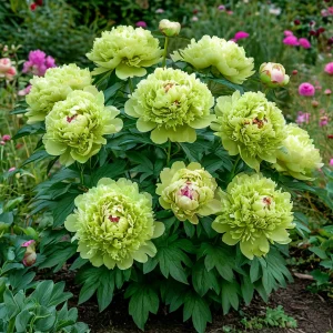 Пион Зеленые Бобы купить по цене от 610р. в интернет-магазине «Посадика» с доставкой почтой в в Катав-Ивановске и по всей России – [изображение №1].