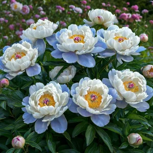 Пион Акварельный Этюд купить по цене от 806р. в интернет-магазине «Посадика» с доставкой почтой в в Катав-Ивановске и по всей России – [изображение №1].