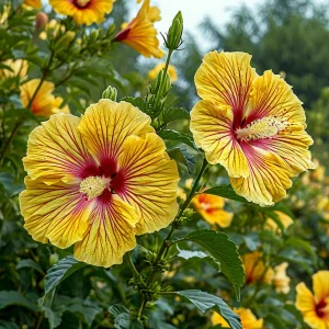 Гибискус Свит Соната купить по цене от 249р. в интернет-магазине «Посадика» с доставкой почтой в в Катав-Ивановске и по всей России – [изображение №1].